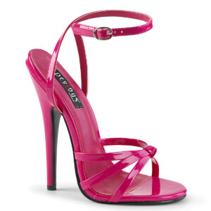 DOMINA-108 High-Heels Sandalette hot pink Lack