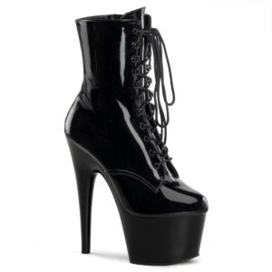 ADORE-1020 Plateau Lackstiefelette schwarz