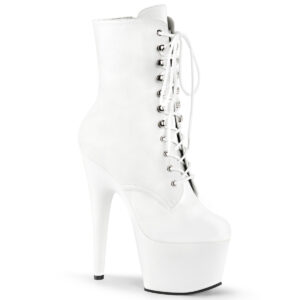 ADORE-1020 Plateau Stiefelette weiss matt