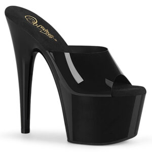 ADORE-701N Plateau Pantolette schwarz