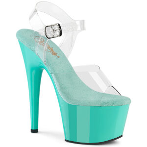 ADORE-708 High Heel Plateau Sandalette aqua