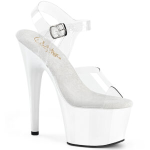 ADORE-708 High Heel Plateau Sandalette weiß