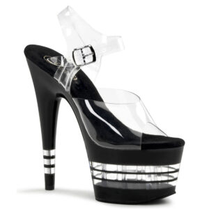 ADORE-708LN Plateau High Heels schwarz