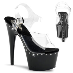 ADORE-708LS Plateau High Heels schwarz