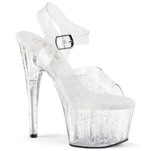 ADORE-708MMG Plateau High Heels durchsichtig