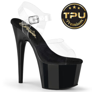 ADORE-708PREM Plateau High Heel Sandalette TPU schwarz