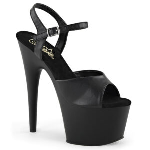 ADORE-709 High Heel Plateau Sandalette schwarz PU