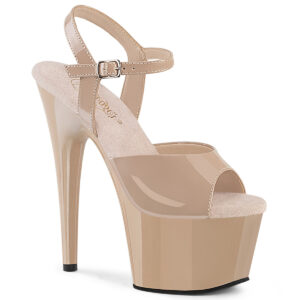 ADORE-709 High Heel Plateau Sandalette nude