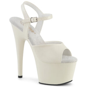 ADORE-709 High Heel Plateau Sandalette off-white PU