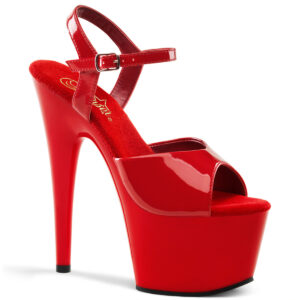 ADORE-709 High Heel Plateau Sandalette rot