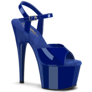 ADORE-709 High Heel Plateau Sandalette blau