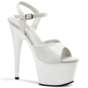 ADORE-709 High Heel Plateau Sandalette weiss