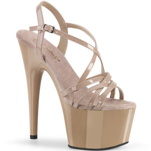 ADORE-713 High Heel Plateau Sandalette nude