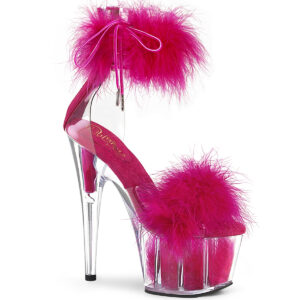 ADORE-724F High Heel Plateau Sandalette hot pink