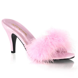 AMOUR-03 Satin Pantolette baby pink