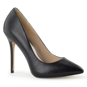 AMUSE-20 High Heel Pumps schwarz Kunstleder