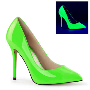 AMUSE-20 High Heel Lack Pumps neon grün