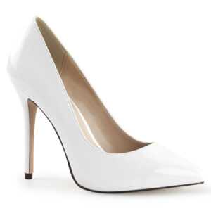 AMUSE-20 High Heel Lack Pumps weiß