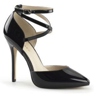 AMUSE-25 D' Orsay High Heel Lack Pumps schwarz