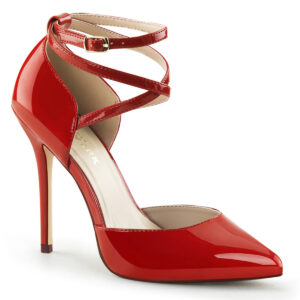 AMUSE-25 D' Orsay High Heel Lack Pumps rot