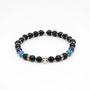 Herren Perlen Armband mit Jade Perlen