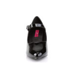 DIVINE-440 D´Orsay Mary Jane Lack Pumps schwarz mit 7,5 cm Blockabsatz von Pleaser Pink Label.