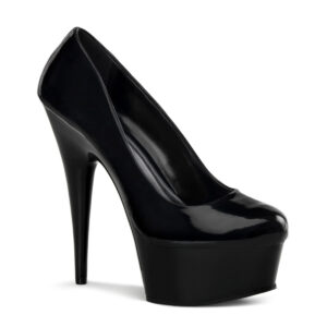 DELIGHT-685 Plateau Pumps schwarz Lack
