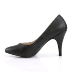 Klassische Pumps schwarz Kunstleder mit 10 cm Absatz von Pleaser USA,