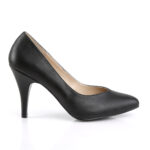 Klassische Pumps schwarz Kunstleder mit 10 cm Absatz von Pleaser USA,