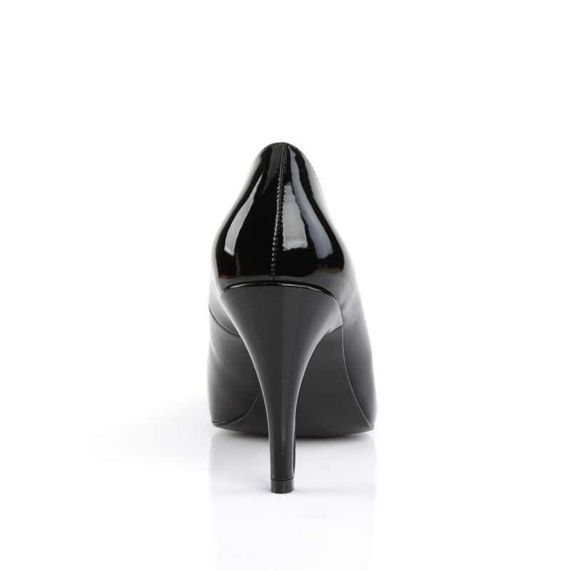 Klassische Pumps schwarz Lack mit 10 cm Absatz von Pleaser USA,