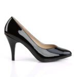 Klassische Pumps schwarz Lack mit 10 cm Absatz von Pleaser USA,