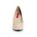 Klassische Pumps cream Lack mit 10 cm Absatz von Pleaser USA,