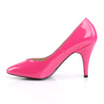 Klassische Pumps hot pink Lack mit 10 cm Absatz von Pleaser USA,
