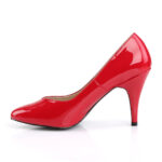 Klassische Pumps rot Lack mit 10 cm Absatz von Pleaser USA,