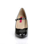 Mary Jane Pumps schwarz Lack mit 10 cm Absatz von Pleaser USA.