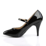 Mary Jane Pumps schwarz Lack mit 10 cm Absatz von Pleaser USA.