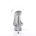 Eclipse-608 durchsichtige High Heels Sandalette mit Plateau im Cut-out-Design, 16,5 cm Absatz, 4,5 cm Plateau von Pleaser USA.