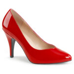 Klassische Pumps rot Lack mit 10 cm Absatz von Pleaser USA,